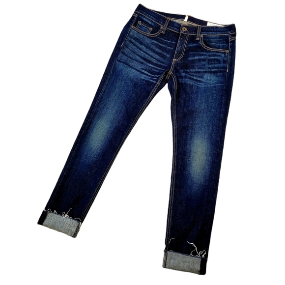 Rag & Bone Dre Raw Hem Boyfriend Denim Jeans in Yesler Wash 27 - Picture 3 of 11